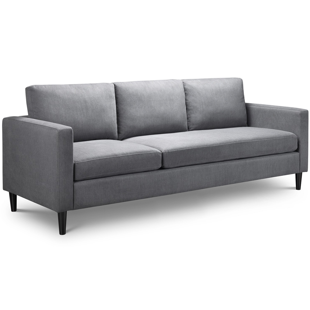 Julian Bowen Marant 3 Seater Grey Corner Sofa Image 4