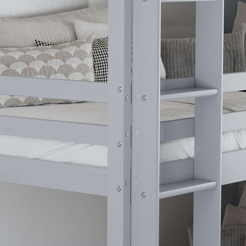 Tressa Grey Triple Bunk Bed Image 2
