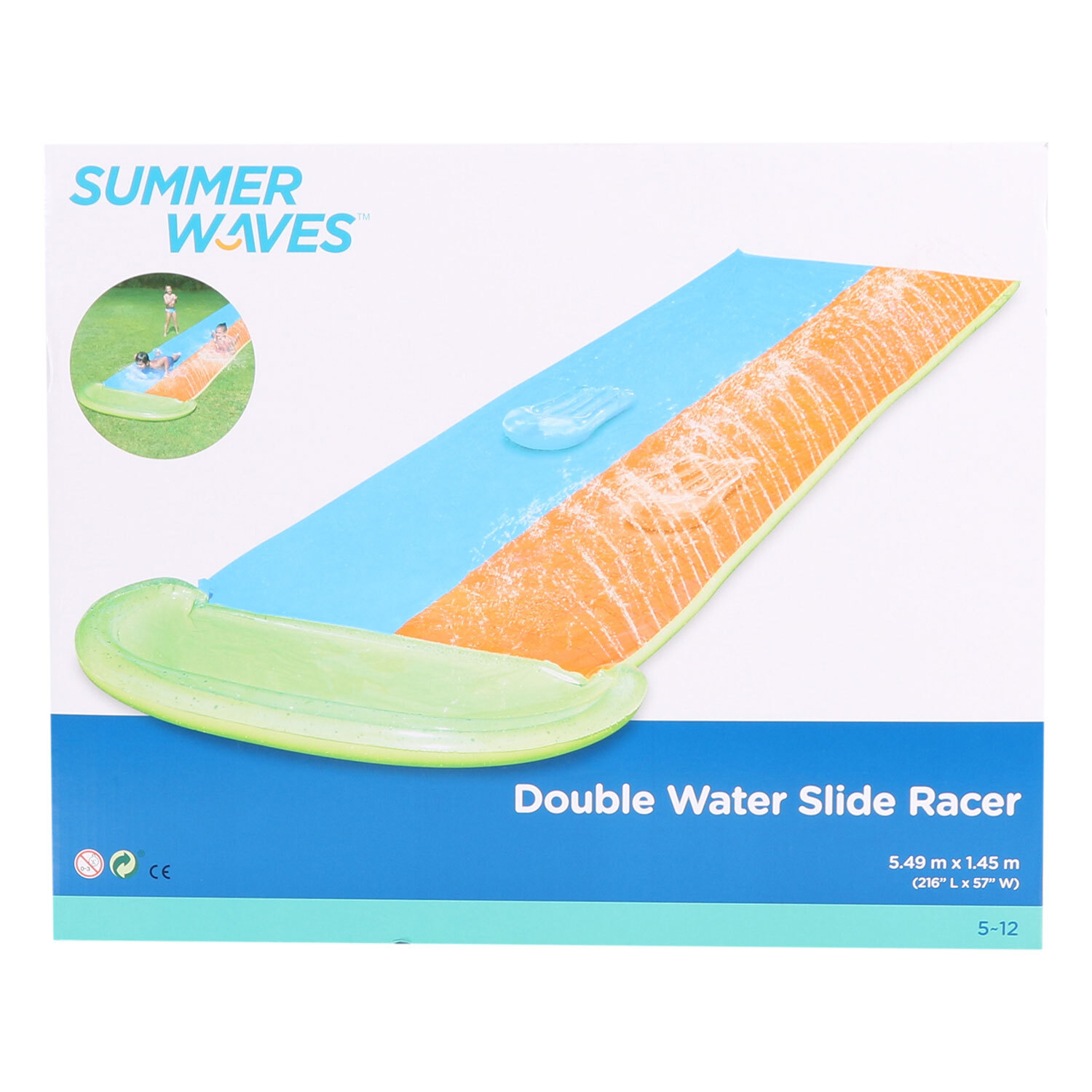 Double Water Slide Racer Image