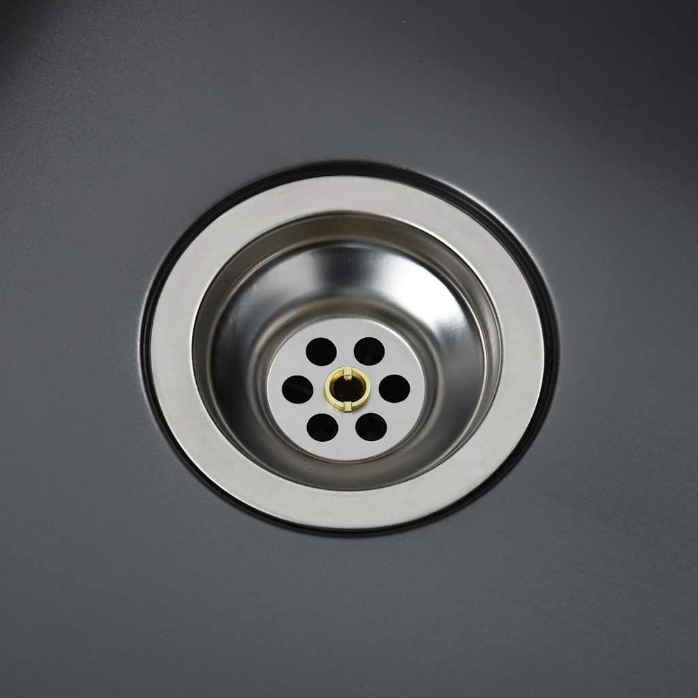 Wallplus Handmade Black Stainless Steel Kitchen Sink Image 6