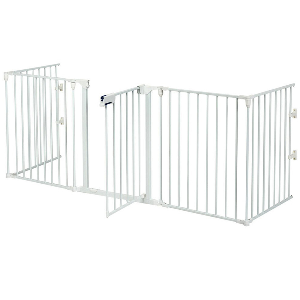 Costway 5 Panel White Baby Safety Playpen Image 1