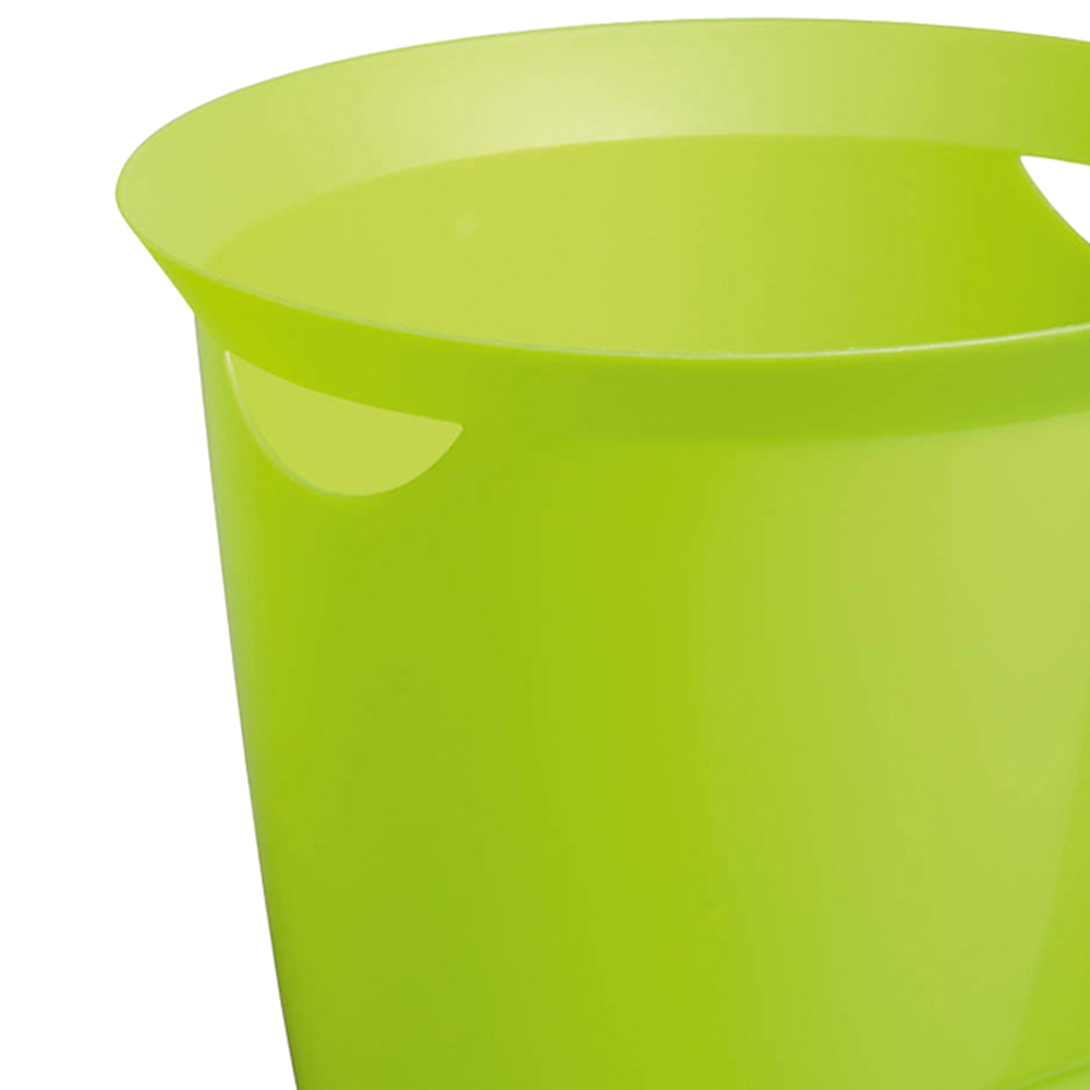 Durable Trend Green Plastic Waste Recycling Bin 16L Image 2
