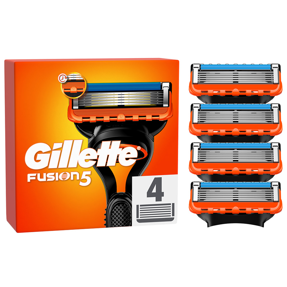 Gillette Fusion 5 Mens Razor Blades 4 Pack Image 1