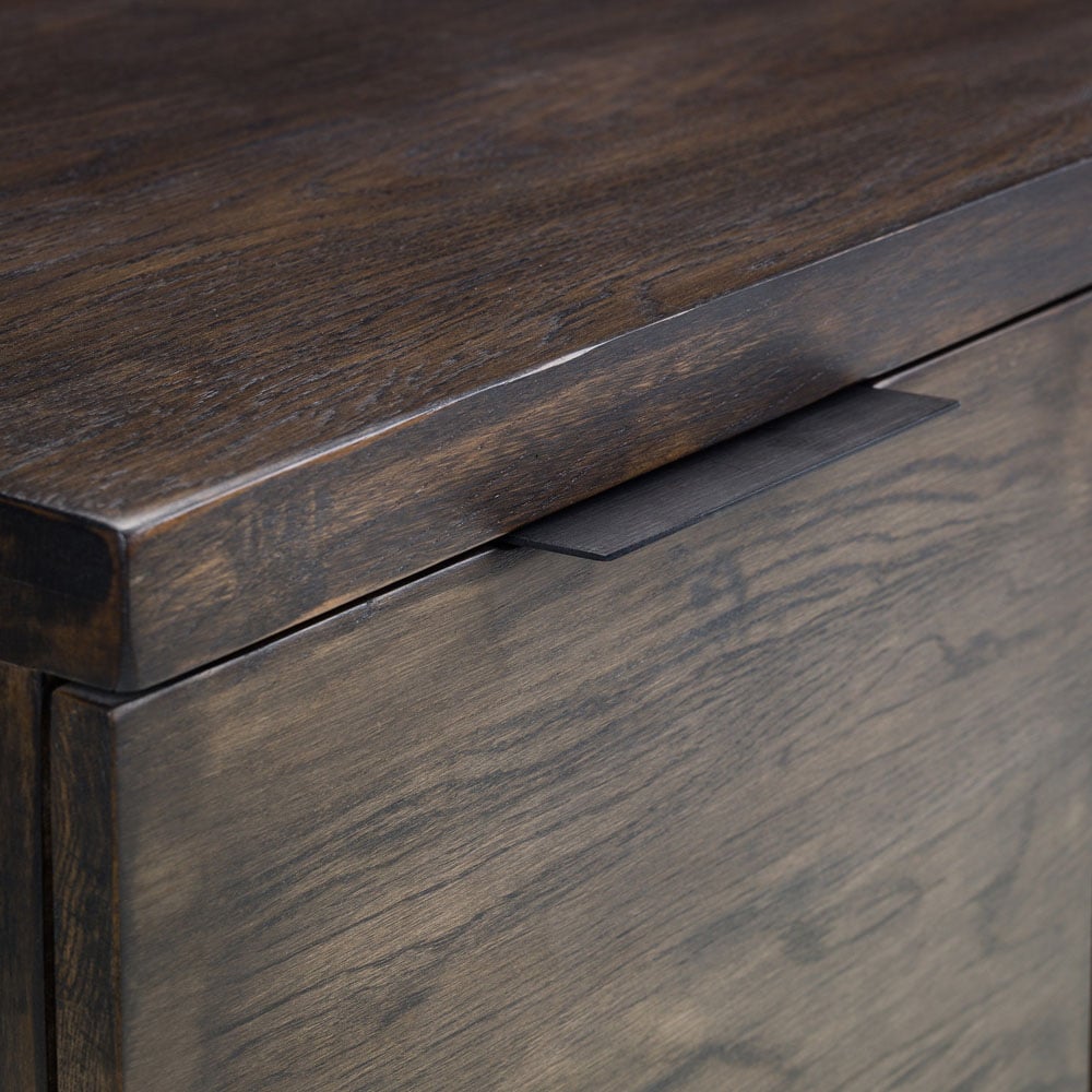 Julian Bowen Brooklyn Dark Oak TV Unit Image 7
