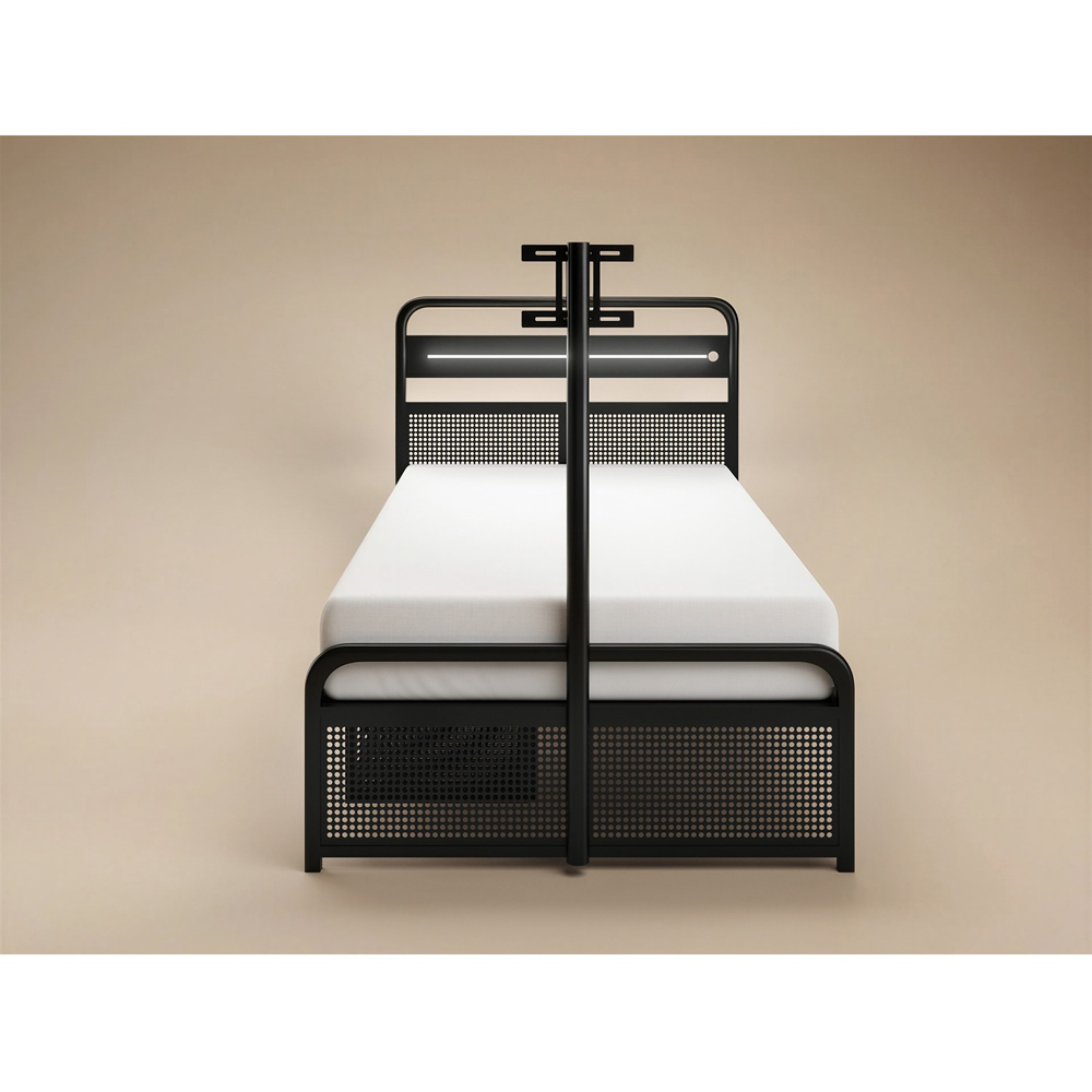 Recoil Panther Single Metal TV Bed with Storage Image 3