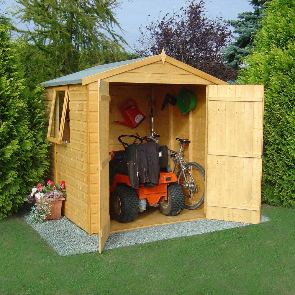 Shire Arran 6 x 6ft Double Door Dip Treated Shiplap Shed Image 3