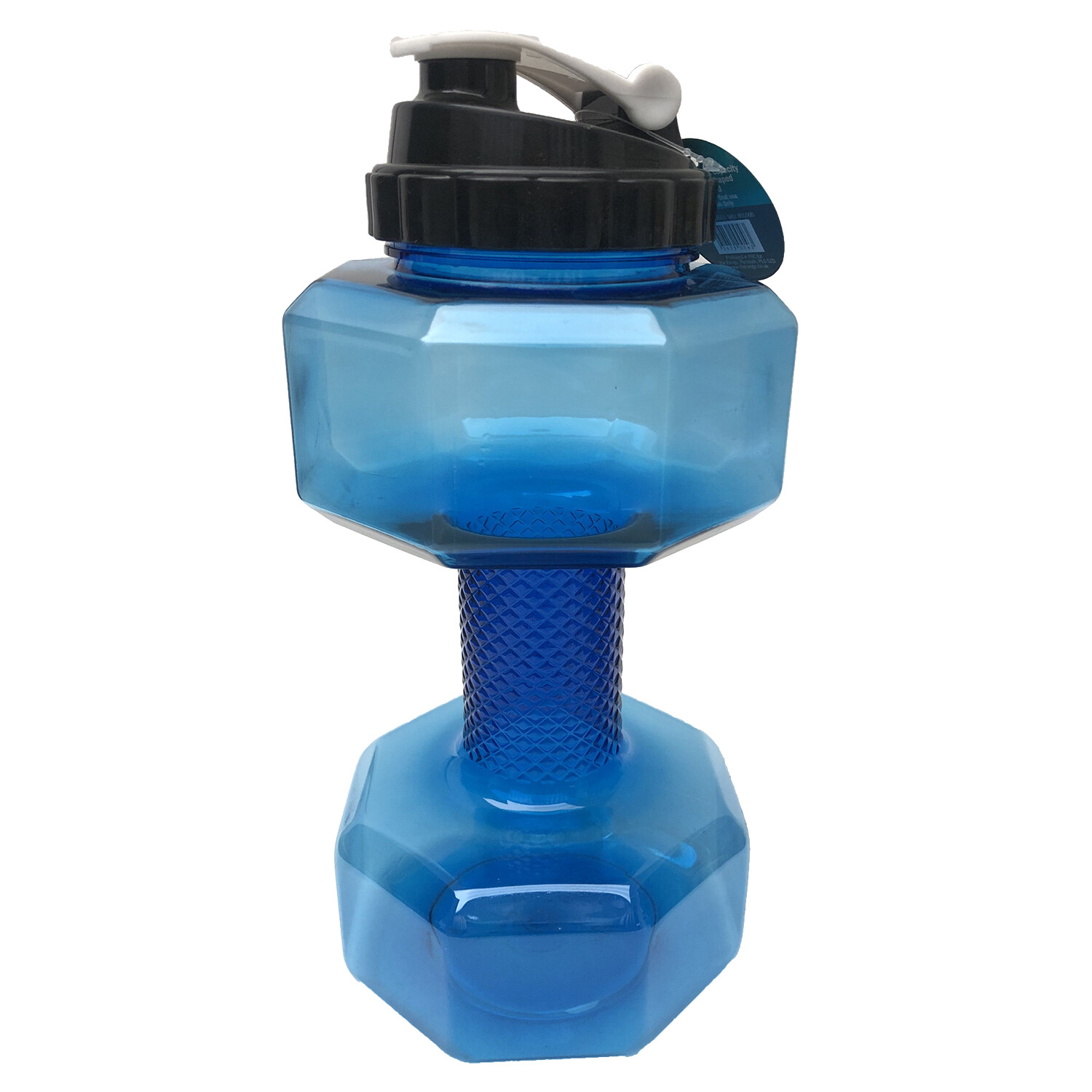 Active Sport Blue Weight Shaped Drinks Bottle 2.2L Image