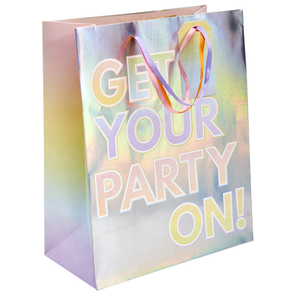 Wilko Large Get Your Party On Giftbag Image 1