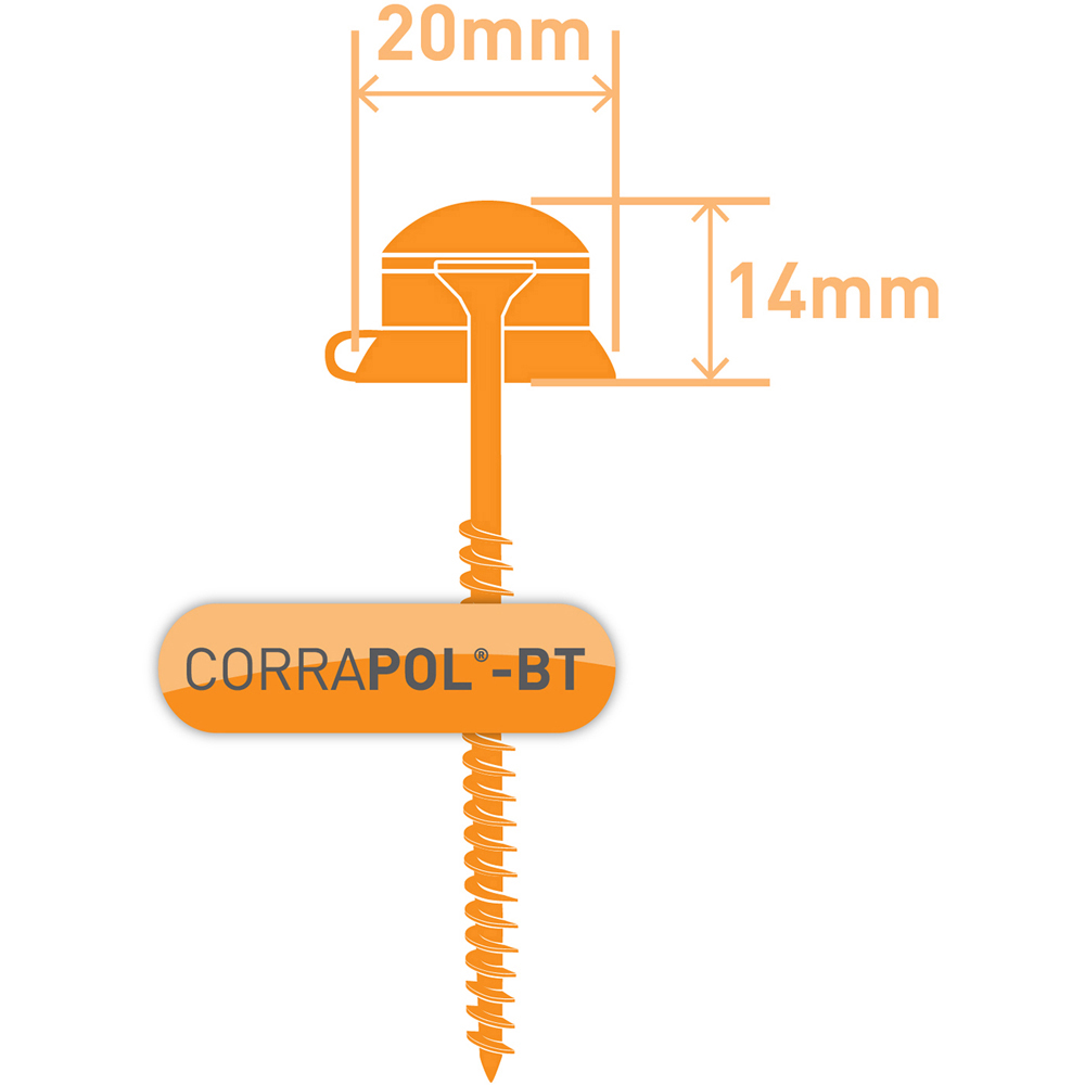 Corrapol-BT Green Screw Fixings 50 Pack Image 3