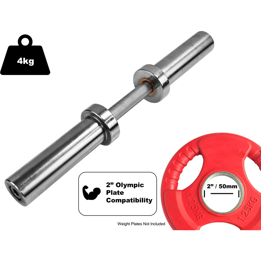 Olympic 2 inch Dumbbell Bar 2 Pack Image 4