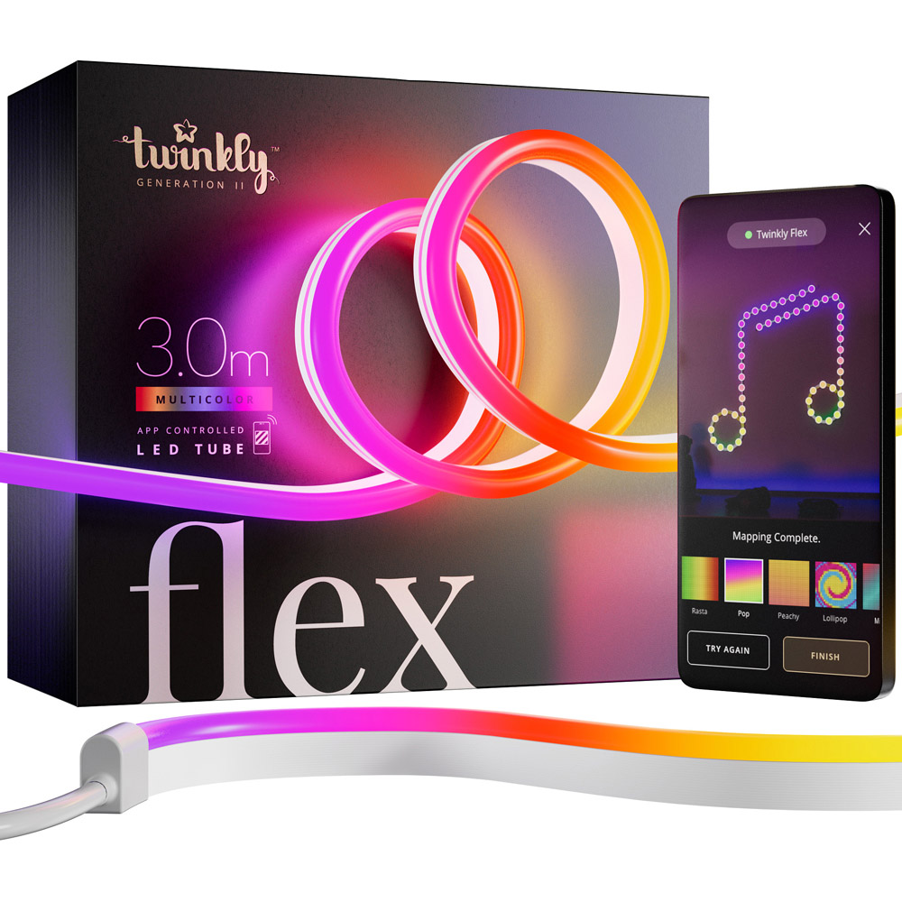 Twinkly Flex 300 Multicolour LED Smart Light Strip 3m Image 2