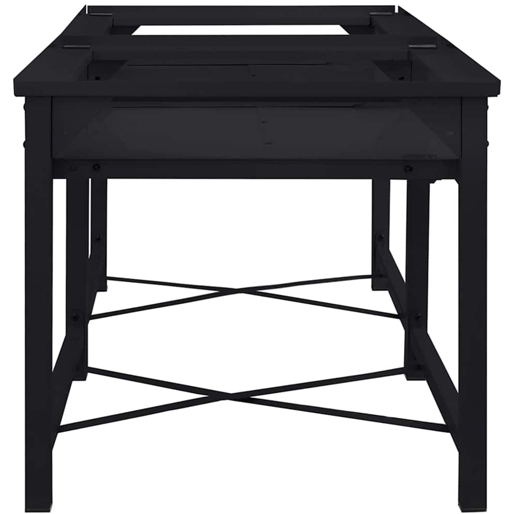 vidaXL Black Washing Machine Riser 120 x 56 x 52cm 2 Pack Image 3