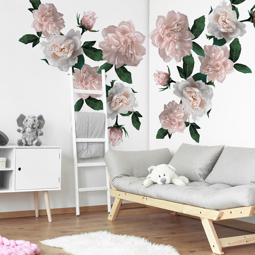 Walplus Classic Roses Flower Theme Wall Stickers Image 3