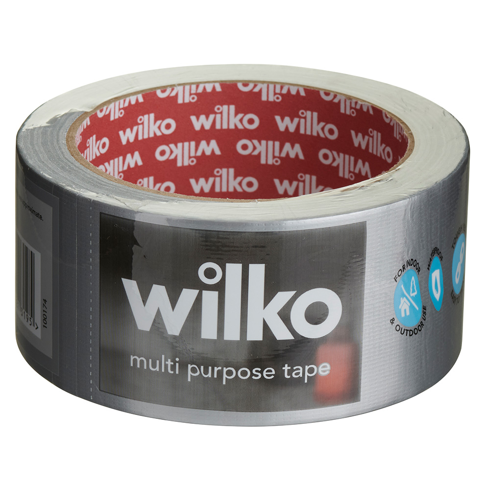 Wilko Silver DIY Tape 20m x 50mm Image 1