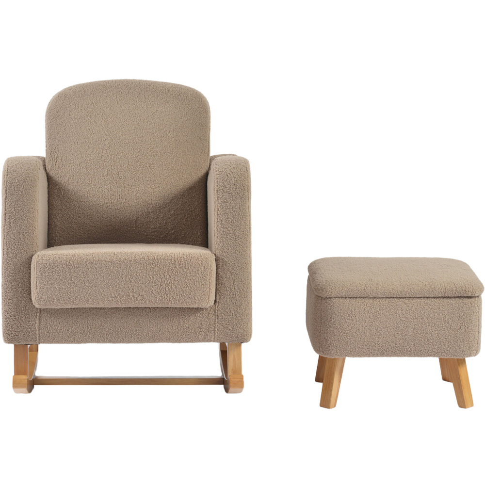 Bebe & Beyond Soother Biscuit Ted Nursing Chair and Stool Image 3
