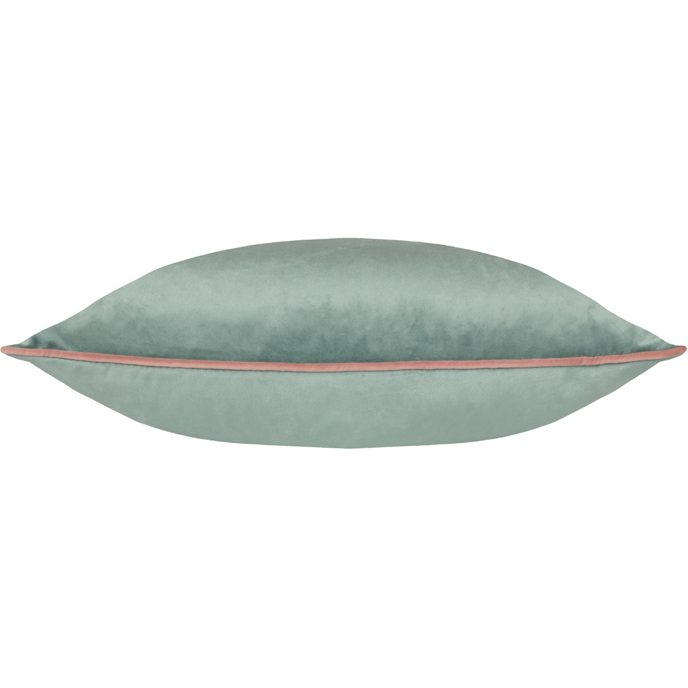 Furn Meridian Mineral and Blush Velvet Cushion 45 x 45cm Image 3