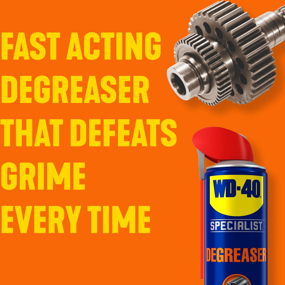 WD-40 Specialist Professional Strength Heavy Duty Degreaser Spray 500ml 3 Pack Image 6