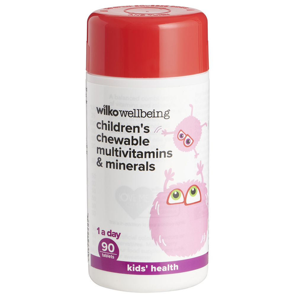 Wilko Kids Chewy Multi Vitamins and Minerals 90 Pack Image 1