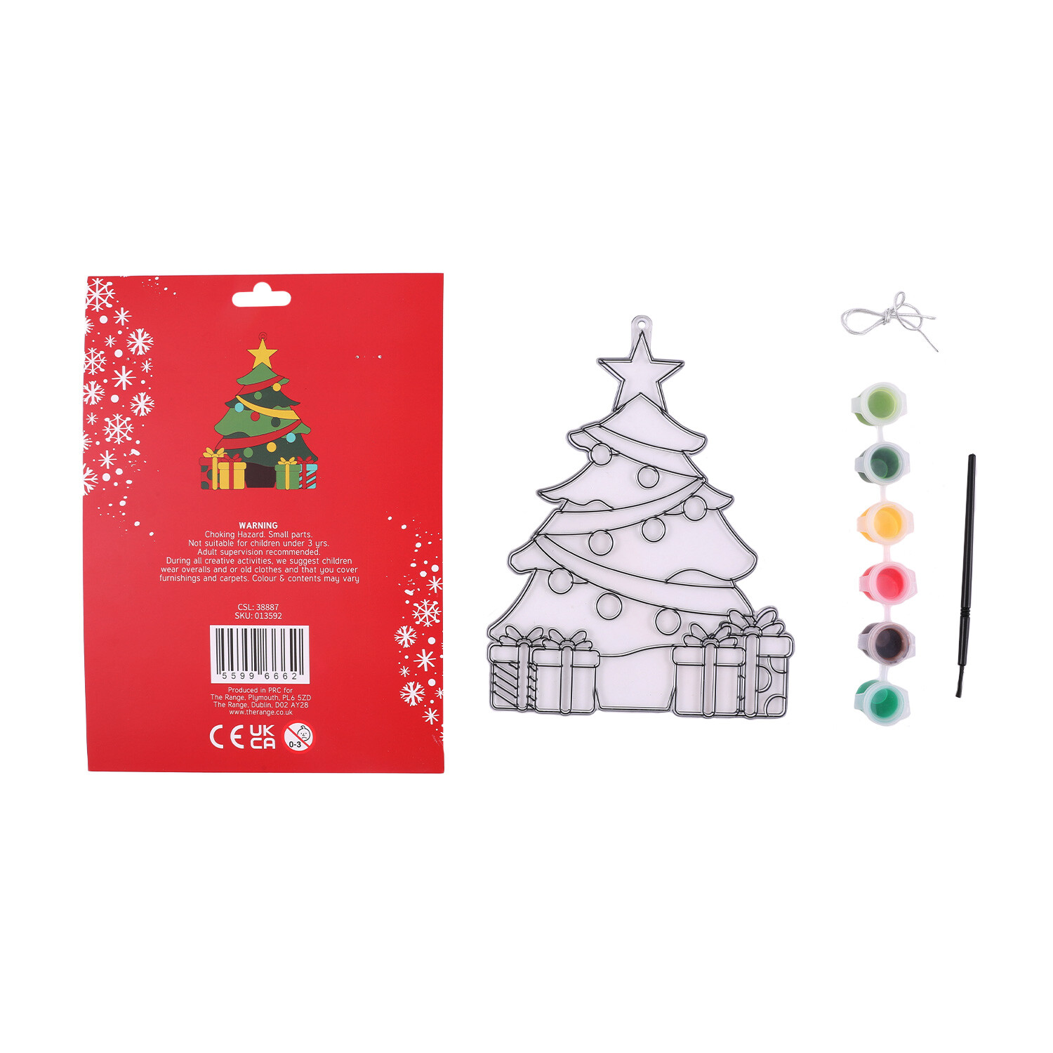 Crafty Club Christmas Tree Suncatcher Image 2