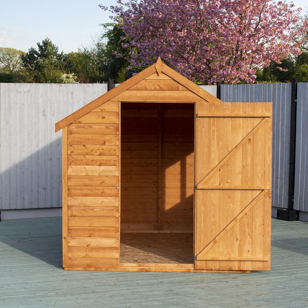 Shire 8 x 6ft Dip Treated Overlap Shed with Window Image 4