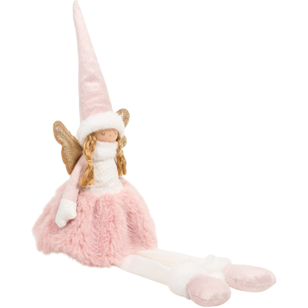 Light Up Christmas Fairy Decoration Pink Image 2