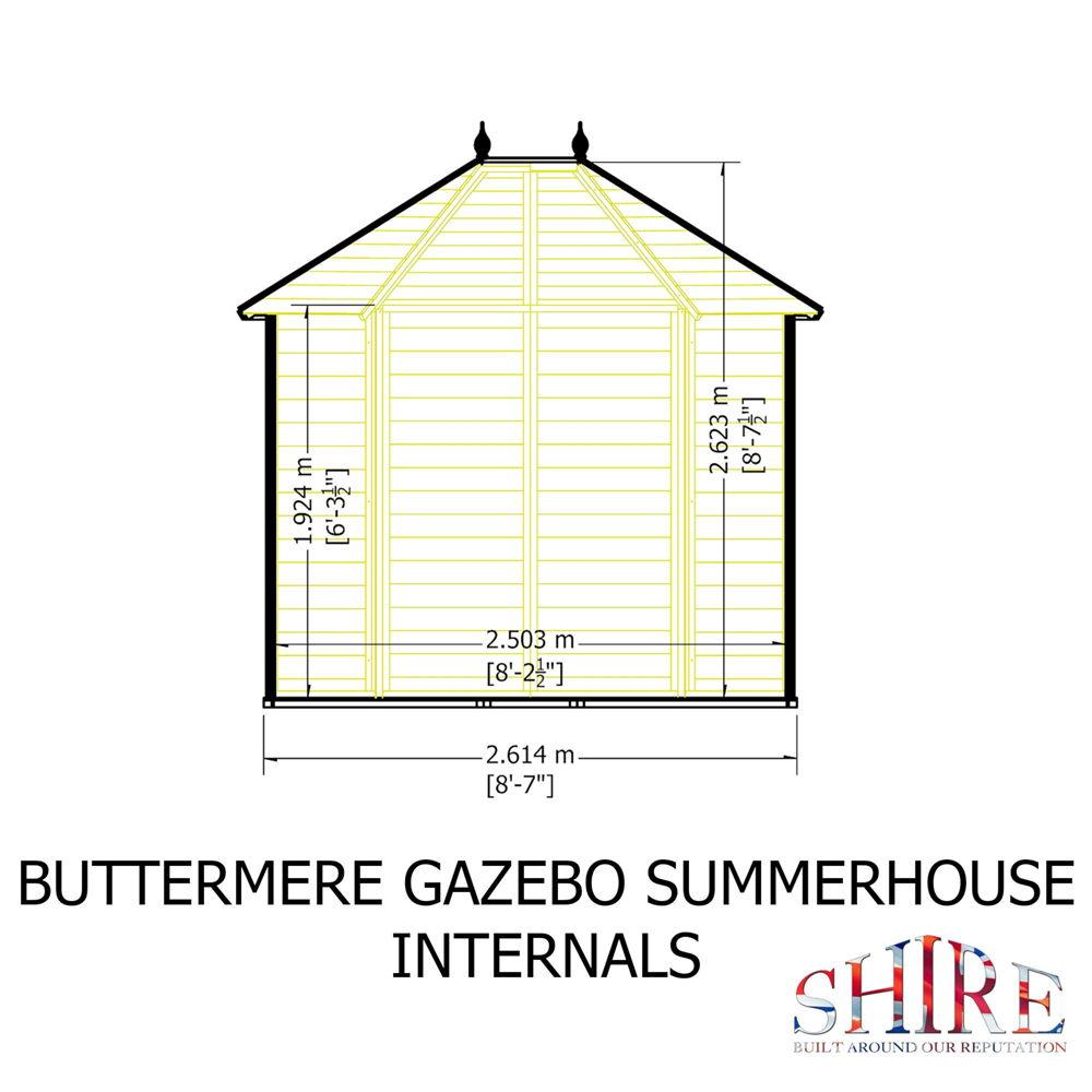 Shire GB Buttermere 8 x 6ft Summerhouse Image 8