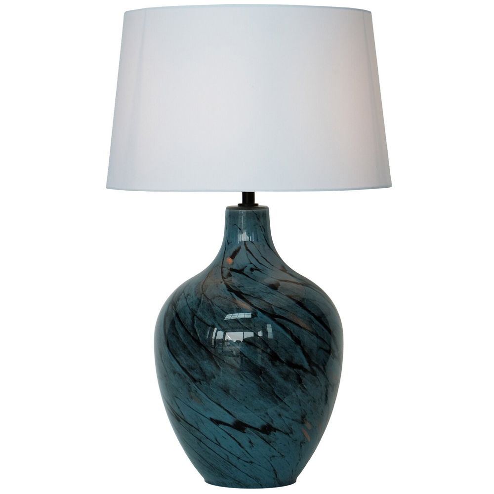 Aspyn Table Lamp - Blue and Black Image 3