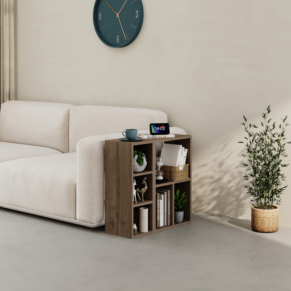 Decortie Combayn 3 Shelf Hitit Low Bookcase Image 4