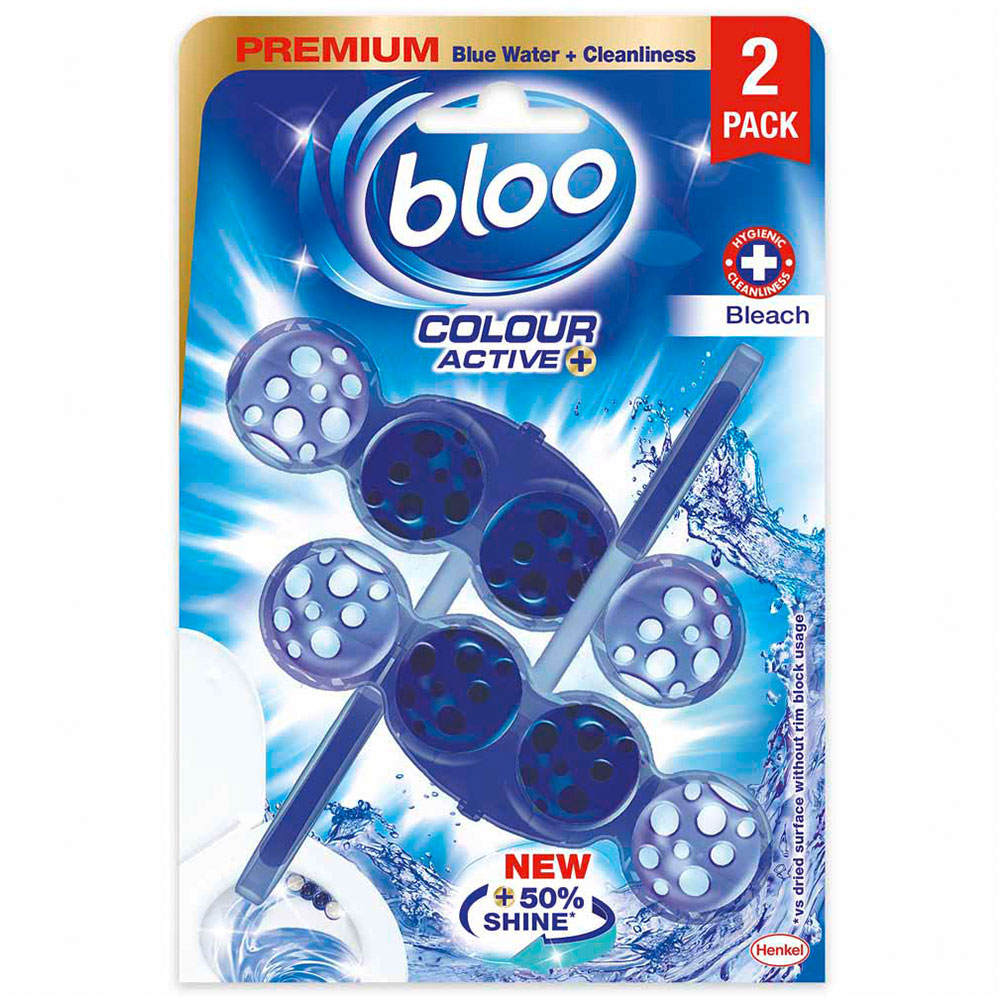 6 block pack TOILET CISTERN Blue Loo Flush Hygiene Clean Fresh Fragrance ✔ 