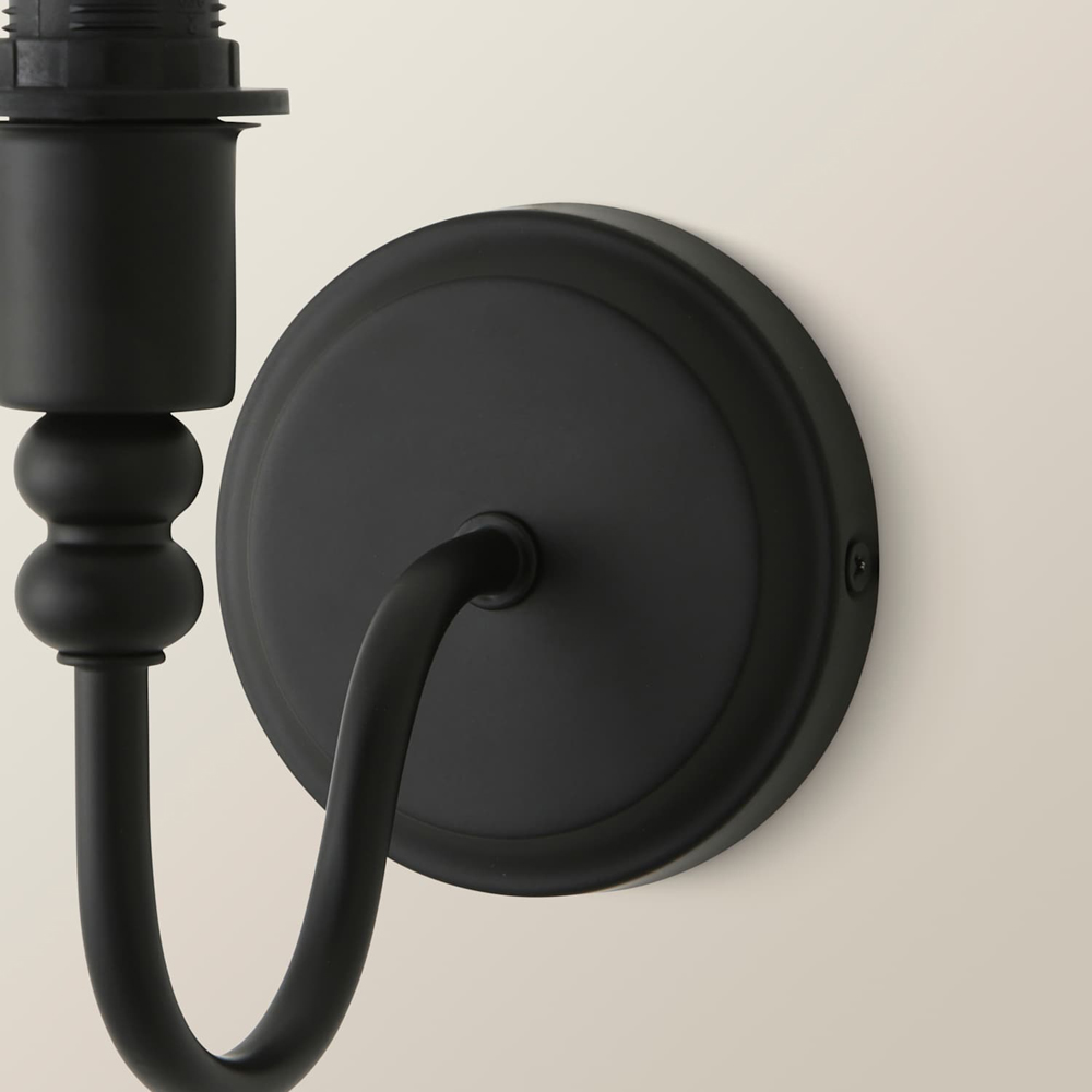 ValueLights Binky Black Rechargeable Wall Light Base with Bulb 2 Pack Image 4