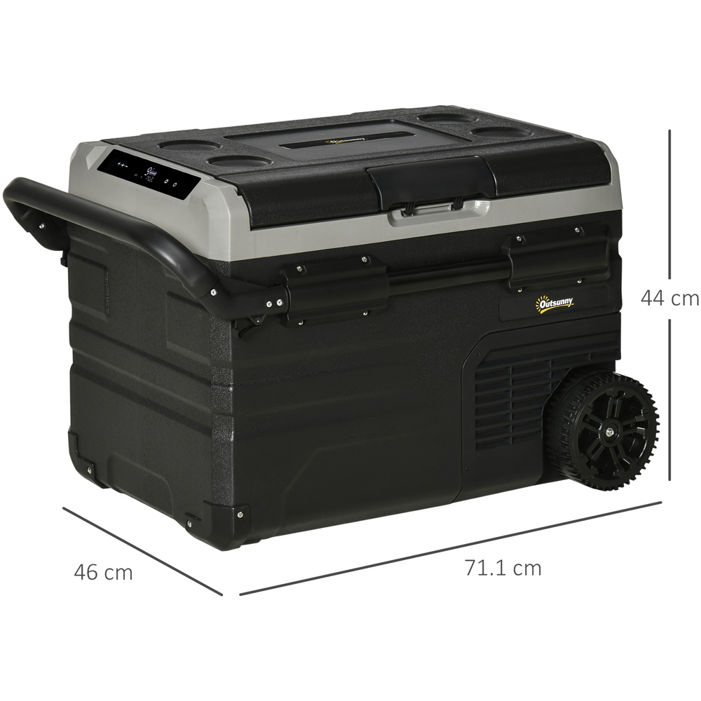 Outsunny Black Cooler Box 40L Image 6