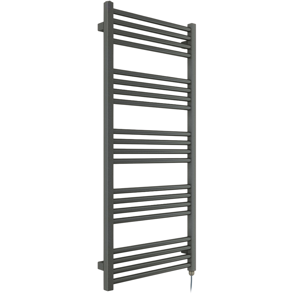 Terma Fiona E Sparkling Grey Electric Towel Rail 1140 x 500mm Image 1