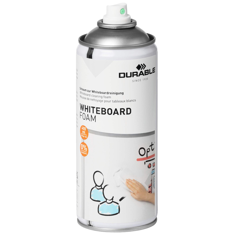 Durable Streak-Free Whiteboard Cleaner and Restorer Spray Foam 400ml Image 3