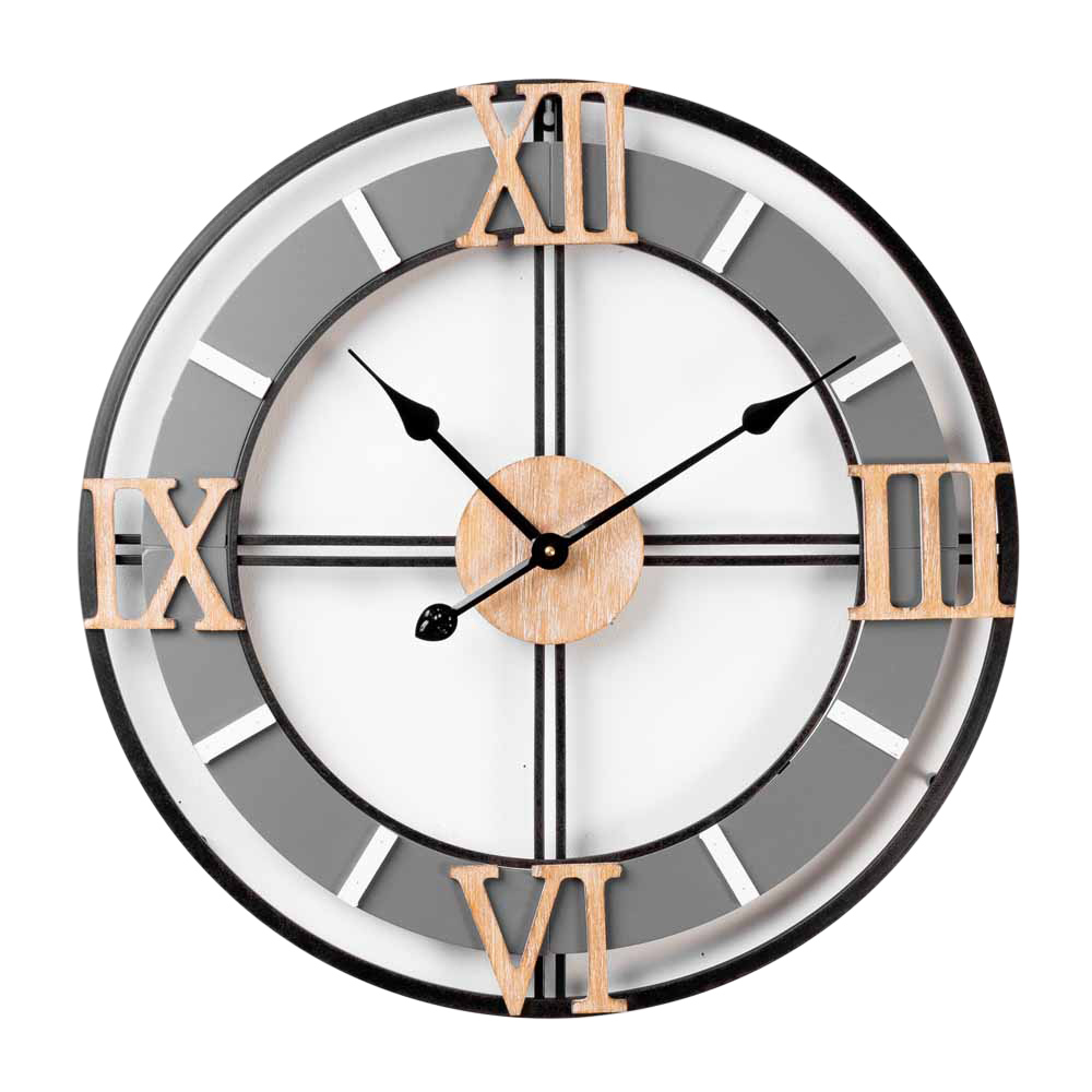 Hometime Cut Out Wall Clock 60cm Image