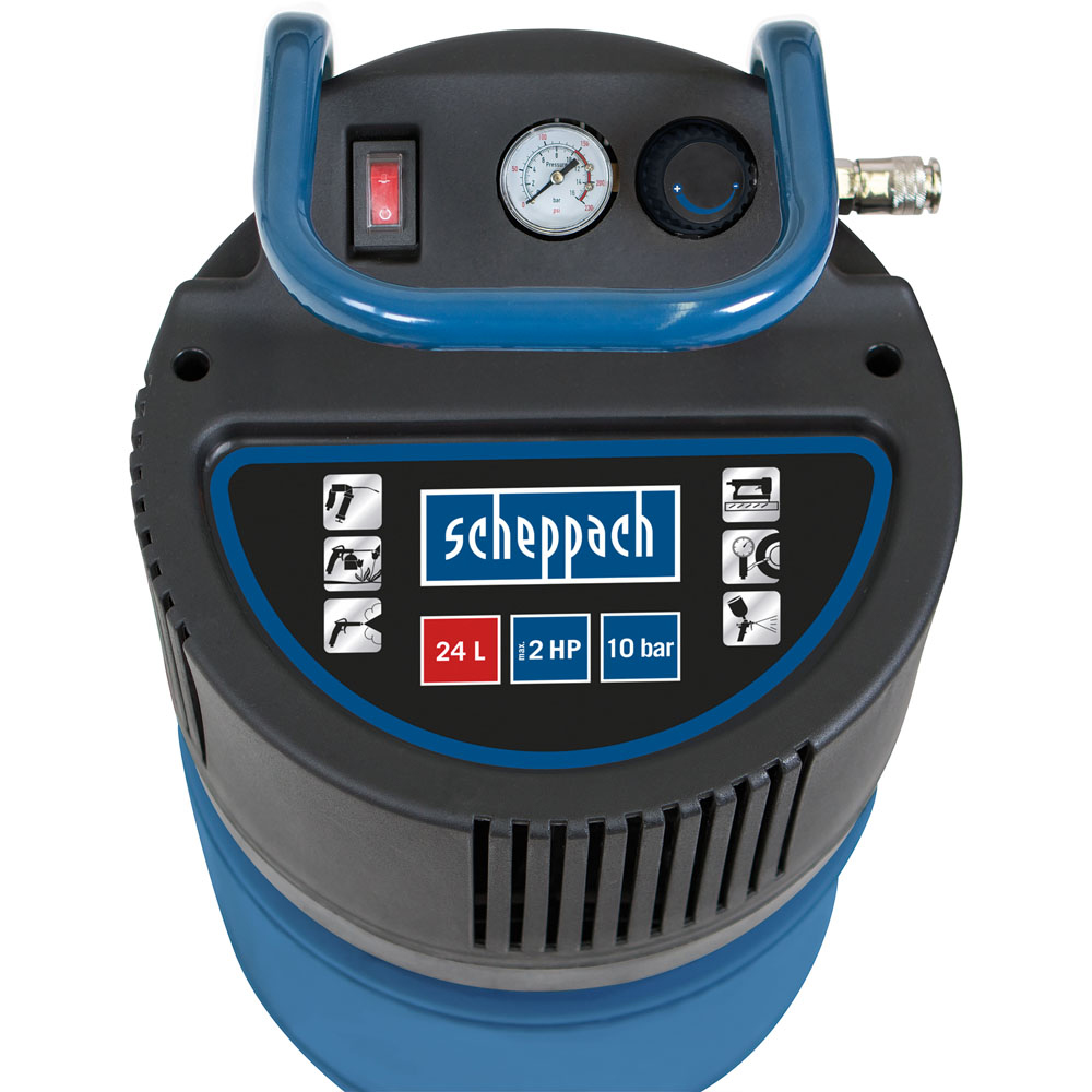 Scheppach 24L Air Compressor 1500W Image 2
