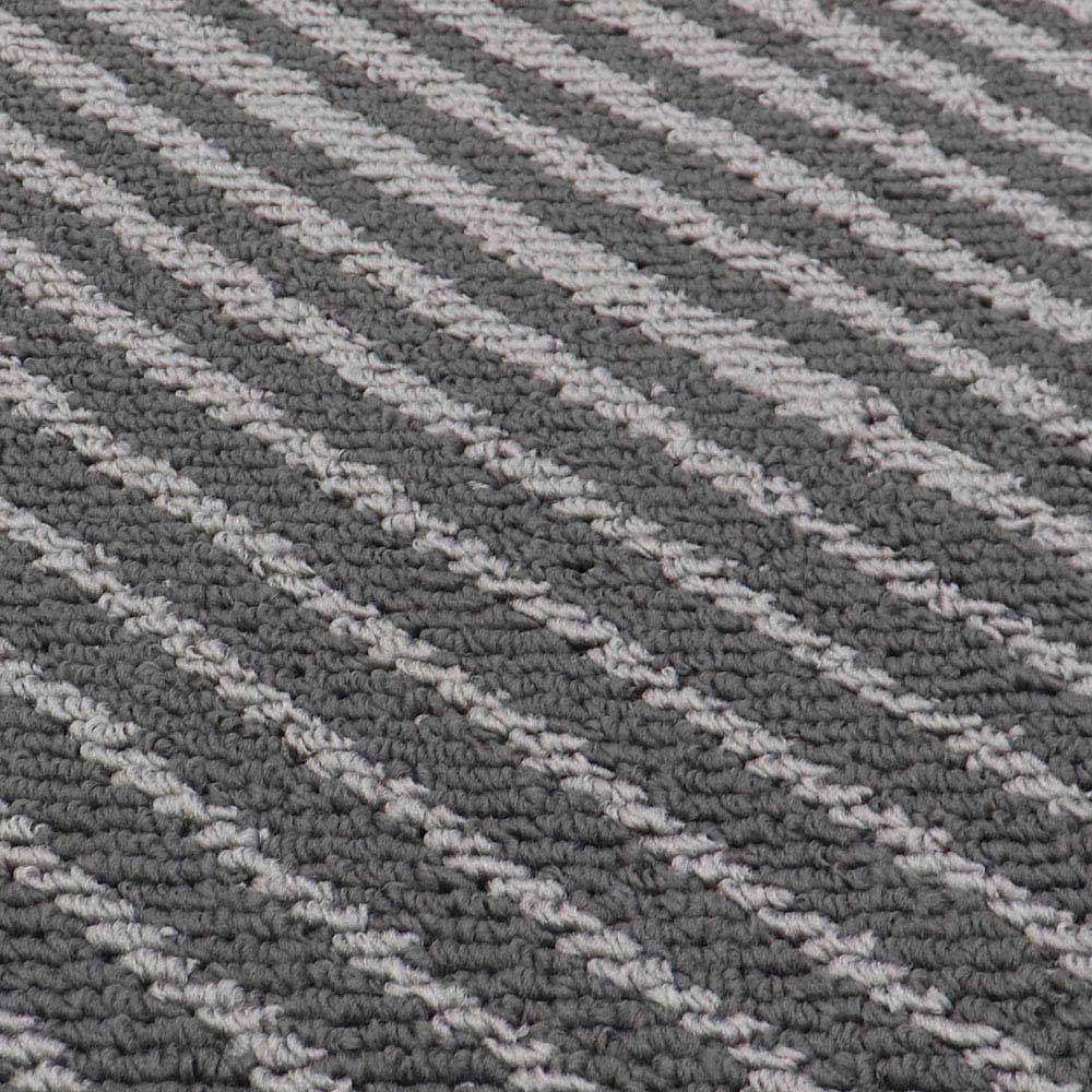 JVL Stellar Grey Indoor Machine Washable Doormat 50 x 80cm Image 5