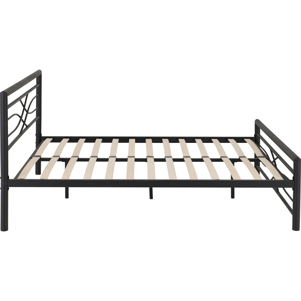 Seconique Kelly Double Black Bed Frame Image 5