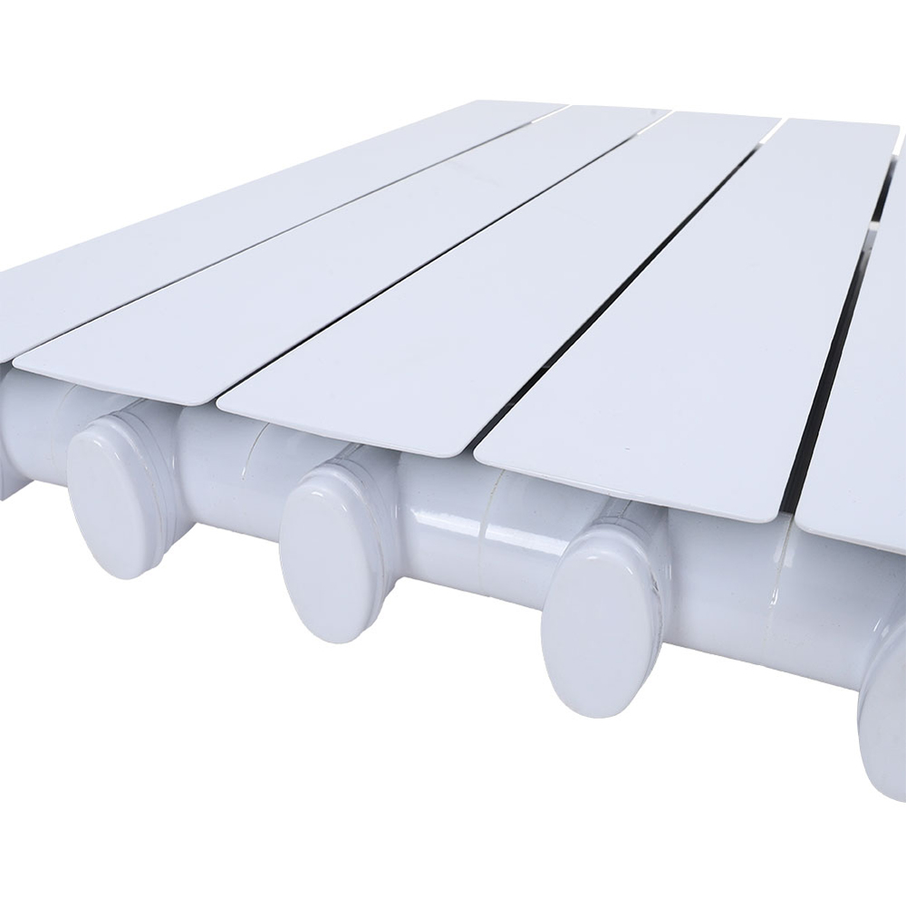 Living and Home White Electric Oil Filled Radiator Space Heater 1800W Image 5