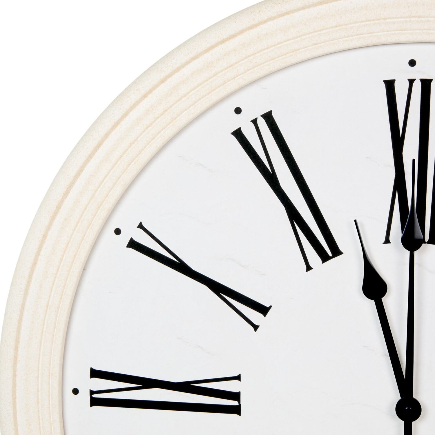 Numeral Clock Cream Image 4