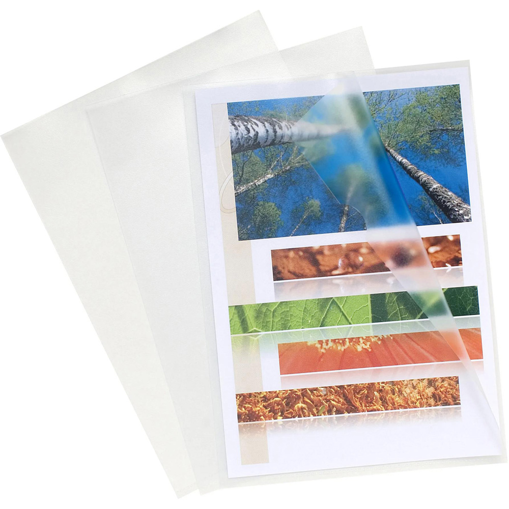 Exacompta Crystal A4 Cut Flush Folder 100 Pack Image 5