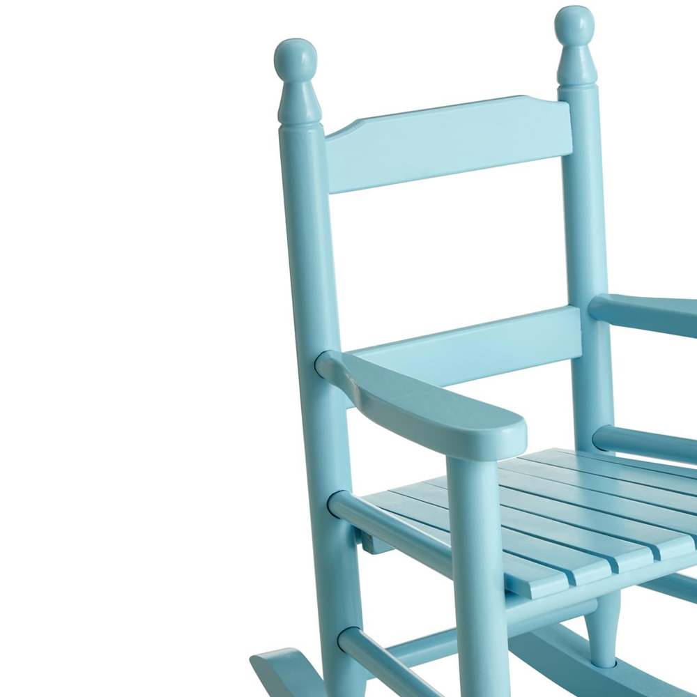 Premier Housewares Kids Blue Rocking Chair Image 6