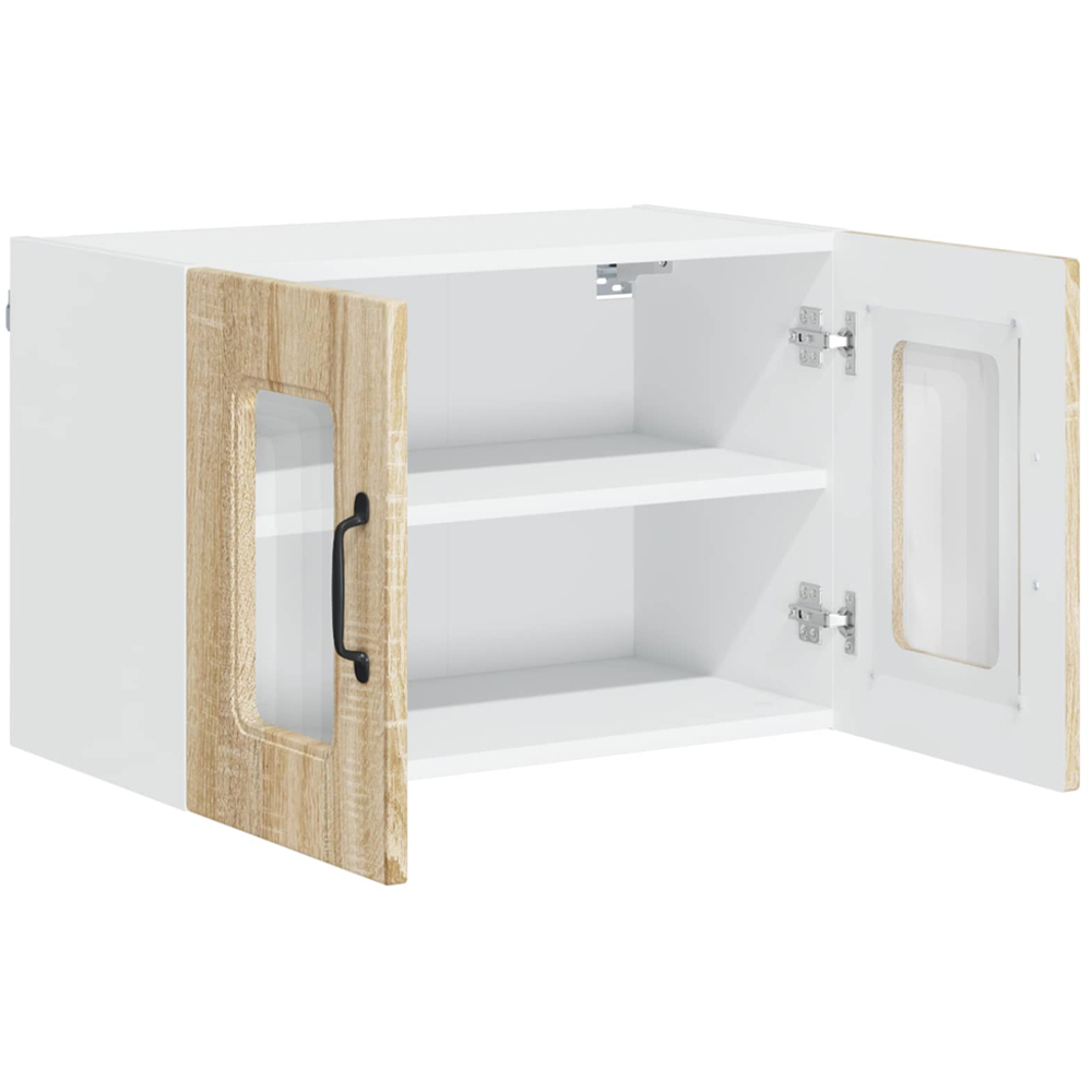 vidaXL Kalmar 2 Door Sonoma Oak Wall Kitchen Cabinet 2 Pack Image 4