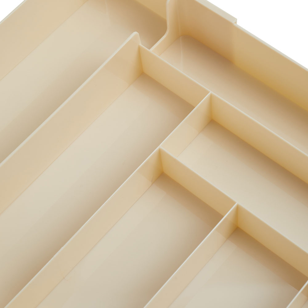Living and Home Beige Expandable Drawer Organiser with 6 Compartments Image 5