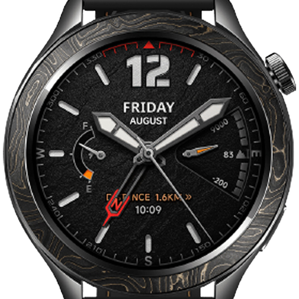 Xiaomi Watch S4 Midnight Carbon Bezel and Strap Kit Image 2