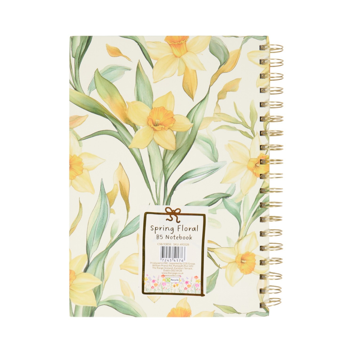 Spring Floral Notebook B5 Image 3