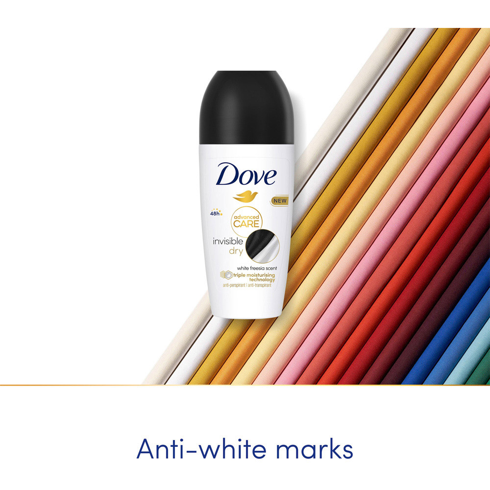 Dove  Advanced Care Invisible Dry Antiperspirant Deodorant 50ml Image 5