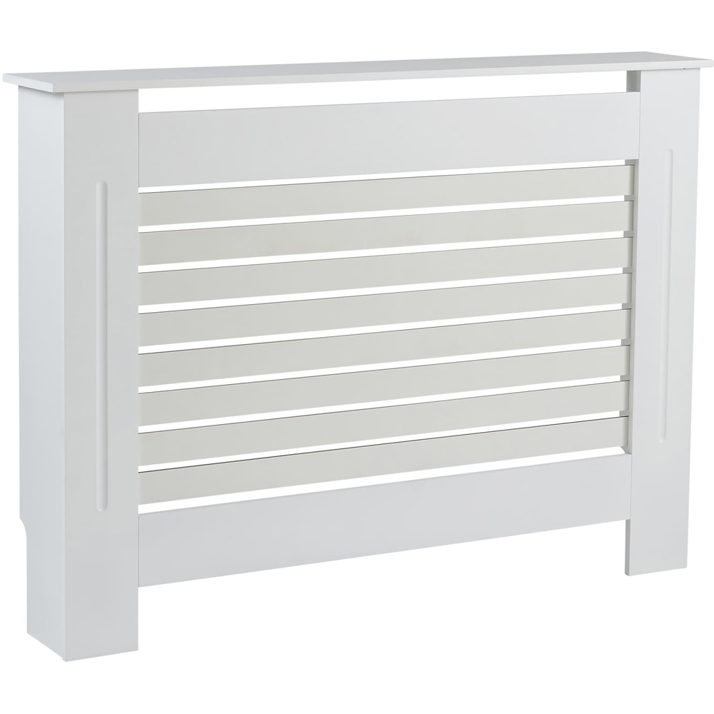 Home Source York Medium White Radiator Cover Image 1