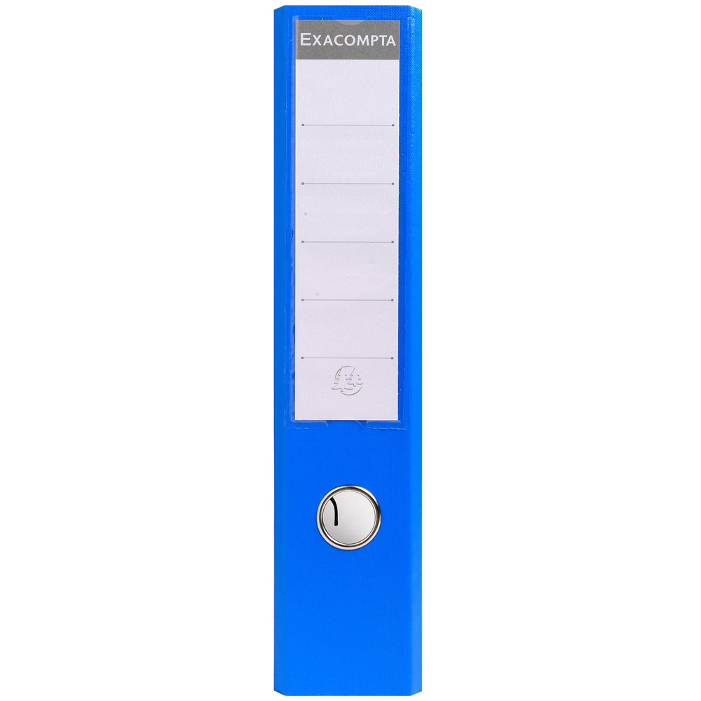 Exacompta PremTouch A4 Blue PVC Lever Arch File 10 Pack Image 4