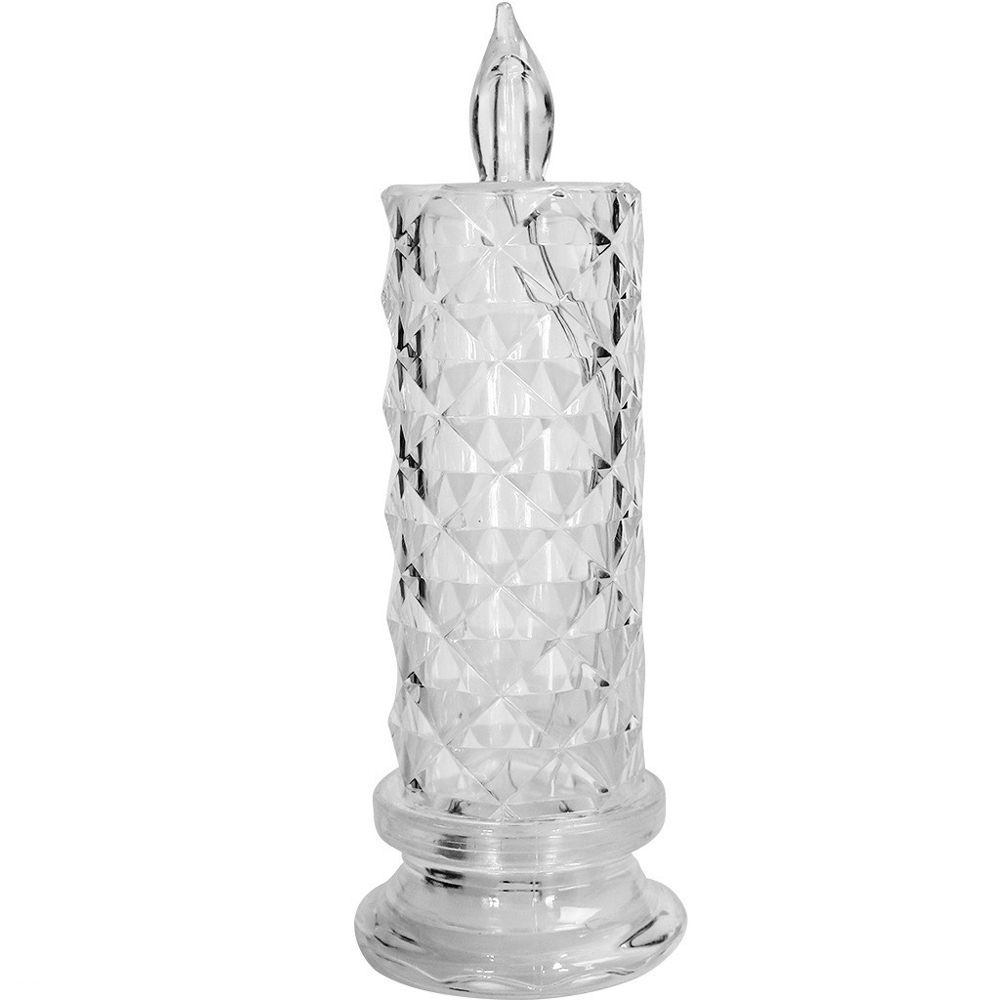 Avilo Clear LED Candle with Reflection 3 Pack Image 3