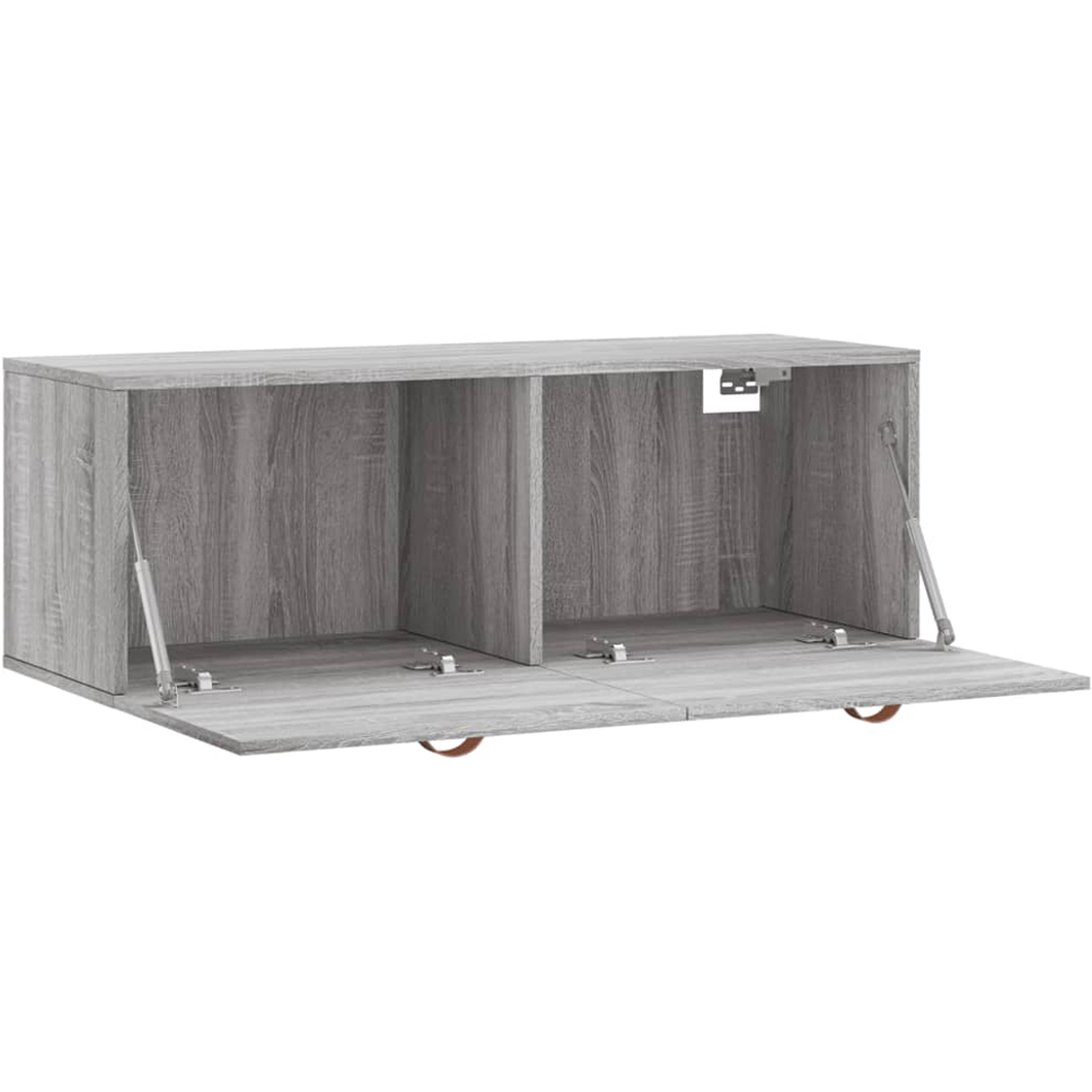 vidaXL 2 Door Grey Sonoma Oak Wall Cabinet Image 6